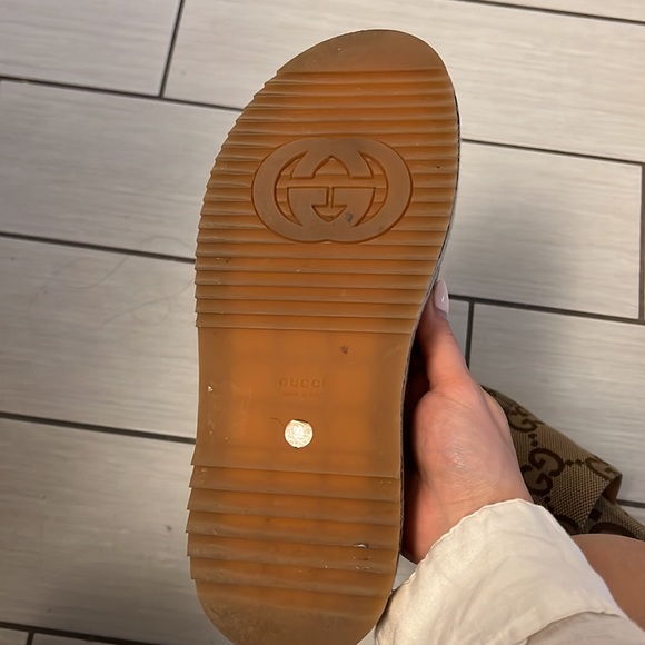 Gucci Angelina GG logo platform sandal - Picture 4 of 7